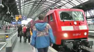 The new RSX RheinSieg Express with the class 120 in Cologne HBF [upl. by Vitale]