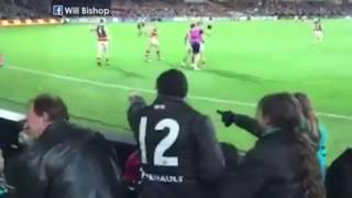 Fan banned over banana thrown at Indigenous AFL star Eddie Betts [upl. by Fabe]