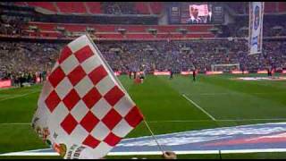 Southampton fc vs carlisle johnstone paint trophy final national anthem [upl. by Conant]