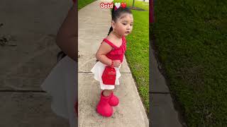 Fashion Little Mama ❤️🤍❣️ cutebaby baby funny dance toddler cute lostprincess fyp viral [upl. by Ynomrah]