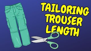 MASTERING TROUSER ALTERATIONS HOW TO TAKE UP TROUSERS LIKE A PRO [upl. by Toddy]