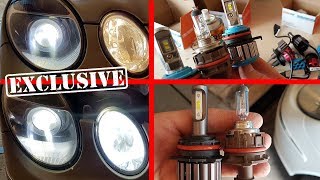 Mercedes W211 Exclusive How to Install LED Bulbs H7 High Beam on Mercedes W211 [upl. by Anailil]