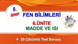 6Sınıf Fen Bilimleri Madde ve Isı Soru çözümleri Kitap Hediyesi Kura Çekimi [upl. by Nnahs]