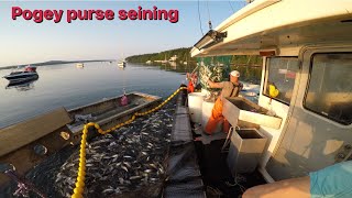 Menhaden purse seining [upl. by Omura]