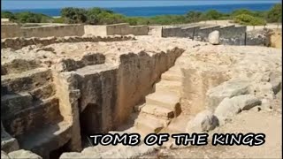 TOMB OF THE KINGS PAPHOS CYPRUS Where to visit in Cyprus [upl. by Annabella]