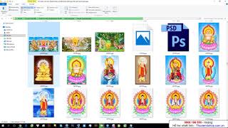 Bán file gốc tranh Phật Giáo chất lượng cao hơn 1000 file [upl. by Phox]