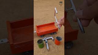 Mini Chaff Cutter Machine Project Mini Handpump Water Motor And Cow Video Project [upl. by Aietal212]