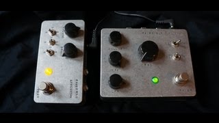 Fairfield Circuitry  Unpleasant Surprise into Randys Revenge Fuzz Ring Modulator [upl. by Iretak739]