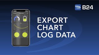 Exporting Chart Data from the B24 Bluetooth Toolkit App [upl. by Elna859]