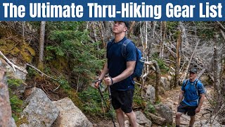 The Ultimate ThruHiking Gear List For Beginners [upl. by Ztnahc]