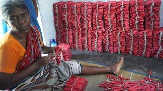 1000 Wala Crackers making Factory Tour  Diwali Celebration [upl. by Anuayek89]