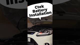 Ctek Battery Charger car installation [upl. by Adyam]