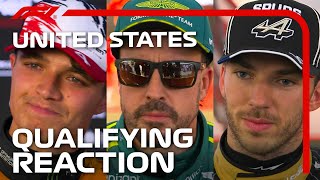 Drivers React After Qualifying  2024 United States Grand Prix [upl. by Ubana]