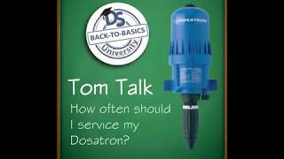 Tom Talk – Dosatron Care Service Intervals Explained by Dosatron Expert Tom [upl. by Sesom]