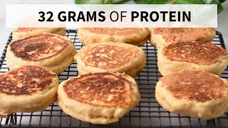 Vegan Protein Powder Pancakes  32G Proteins [upl. by Hance773]