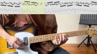 Triad Licks  Exercise in Eb with tabs [upl. by Liggett]