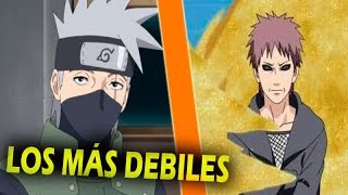 ¿QUIÉN es el KAGE MÁS DEBIL de CADA ALDEA  UchiHax [upl. by Carlen]