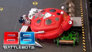 Stinger vs Capt Shrederator  Season 1 Qualifying  BattleBots [upl. by Eldoree]