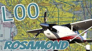 Flying to Rosamond Skypark Airport L00 California [upl. by Floss]