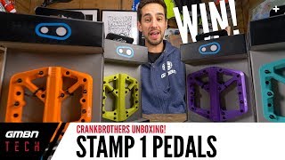 Crankbrothers Stamp 1 Flat Pedals  GMBN Tech Unboxing [upl. by Gide405]