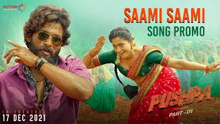 Saami Saami Song Promo  Pushpa  Allu Arjun  Rashmika  Fahadh Faasil  Sukumar  DSP  17th Dec [upl. by Ailices]