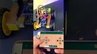 Diy Arduino Bluetooth controlled car  Smartphone Controlled Arduino Car shorts [upl. by Raskin927]