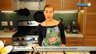 How to Make a Croissant Breakfast Sandwich [upl. by Botzow71]