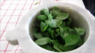 How to make Pesto Genovese original Italian recipe for Pasta Sauce [upl. by Guod607]