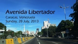 Avenida Libertador Caracas [upl. by Alathia]