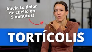 Técnica para aliviar tu dolor de cuello en 5 minutos  Para Tortícolis y dolor de cuello [upl. by Hound70]