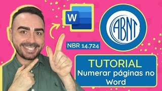 ABNT  Como colocar número de página no Word [upl. by Yelyab]