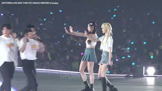 240221 SMTOWN LIVE 2024 SMCU PALACE TOKYO  Ending 빛HOPE  aespa WINTER fancam [upl. by Aitenev775]