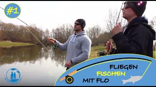 Tutorial Fliegenfischen lernen  Mit Flo und Mirco in Platschow [upl. by Wsan]