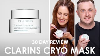 30 Day Team Review Clarins Cryo Flash Cream Mask [upl. by Navoj]