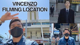 “VINCENZO” GEUMGA PLAZA FILMING LOCATION  Ron Sangalang KoreanDrama [upl. by Ateikan]