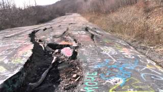 Graffiti Highway Rt 61 Centralia PA [upl. by Neelrak33]