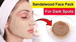 Sandalwood Powder Face Mask For Dark Spots How to Make Sandalwood Rose Water Lemon Face Pack [upl. by Fauver]