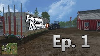 Farming Simulator 15  Gameplay 4 Logging with Husqvarna 550 [upl. by Lerak]