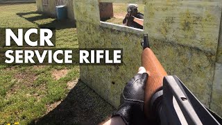 Gas Blowback NCR Service Rifle amp LaFrance M16K Gameplay [upl. by Helen]