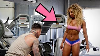 EXPOSING A GOLD DIGGER IN THE GYM [upl. by Corissa]