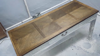 How to Strip and Stain Wood Furniture Tops [upl. by Bucher]