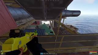 oil rig rat vs Stevious 2x RUST [upl. by Ocsirf]