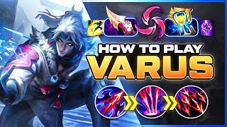 HOW TO PLAY AP VARUS SEASON 14  BEST Build amp Runes  Season 14 Varus guide  League of Legends [upl. by Tori]