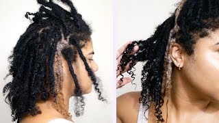 Locs w Curly Ends  Maintenance Routine [upl. by Phelgen]