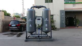 Lingyu 50m3min Heatless Desicant Compressed Air Dryer [upl. by Waligore958]