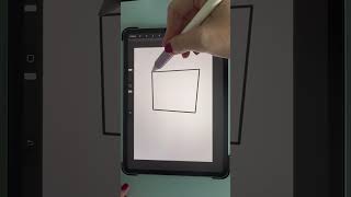 Making squares in procreate shorts [upl. by Aihsat]