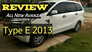 ALL NEW AVANZA TYPE E 2013 REVIEW INDONESIA [upl. by Nnylyaj668]