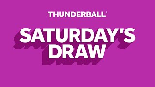 The National Lottery Thunderball draw results from Saturday 03 February 2024 [upl. by Amikay]