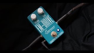 Emerson Custom Guitars  EMDRIVE  Transparent Overdrive [upl. by Rehpotsrhc]