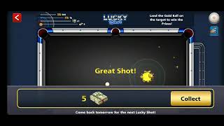 8 Ball Pool 🎱 How to play the Lucky Shot [upl. by Tenay]